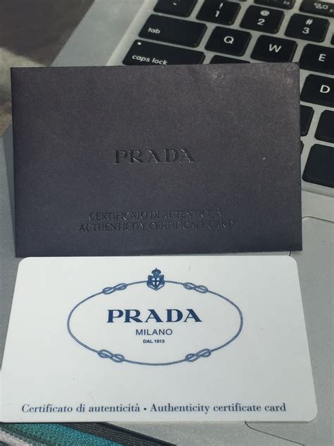 fake prada bag|prada authenticity card.